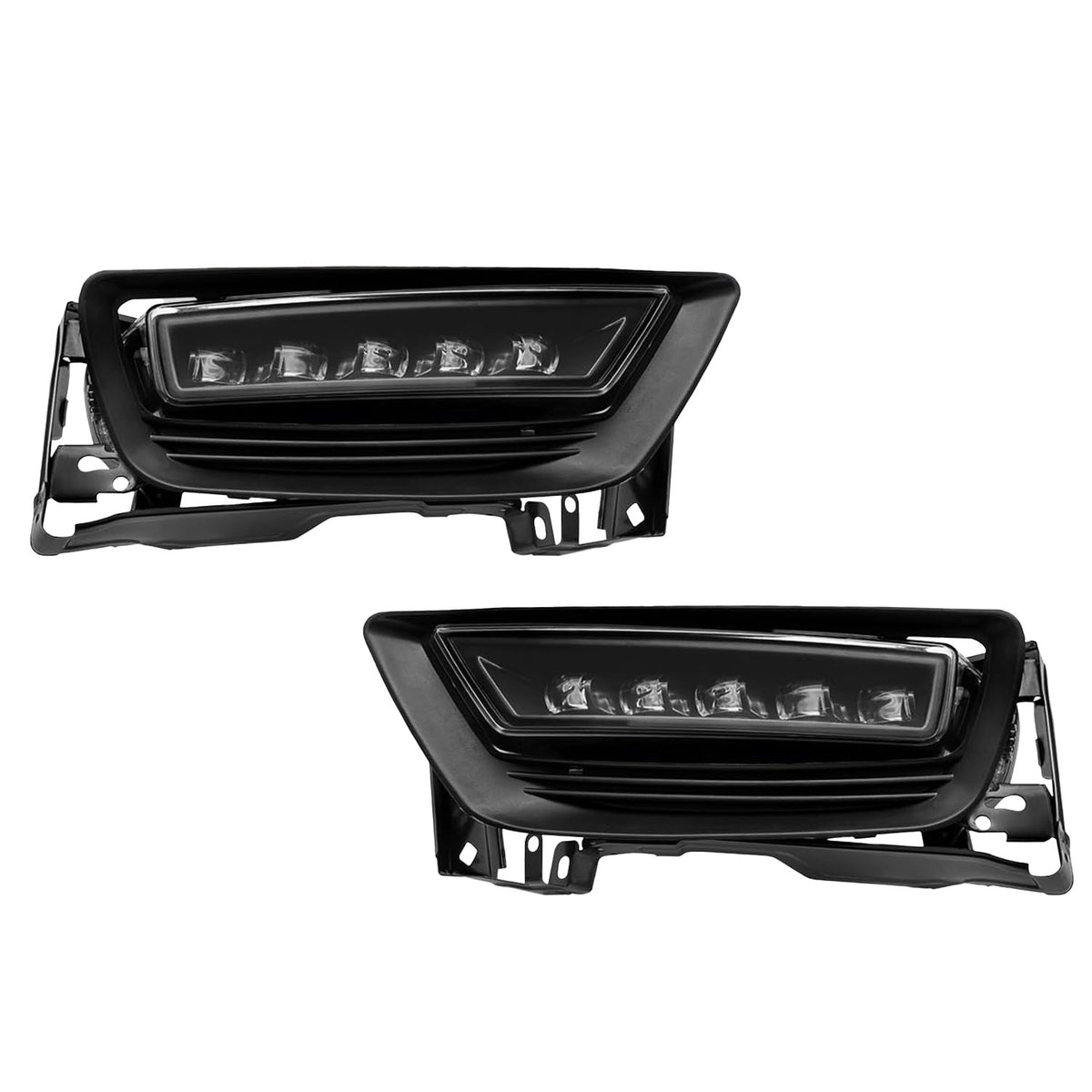 2013–2015 Honda Accord 4-Door Sedan LED Fog Lights Replacement | Plug & Play | With Switch & Wiring Harness | 1 Pair